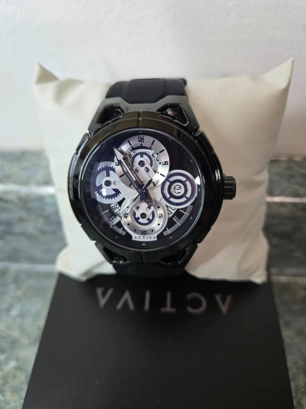 Activa x Invicta Drift X Men's Quartz Watch ACW9349-003 – Black Skeleton Dial